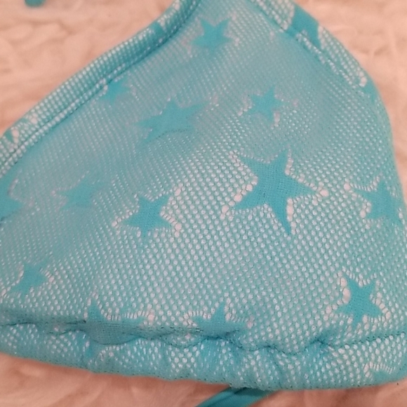 💕FOREVER 21 Star Print Triangle Top String Bikini - Picture 6 of 11